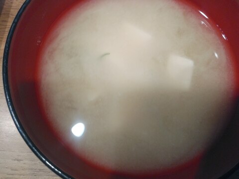 豆腐とねぎの味噌汁☆